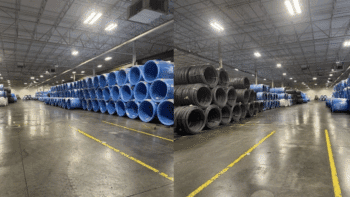 “📦 Big news from Jeffersonville: Indiana River & Rail Terminals expands warehouse capacity to 359K sq. ft. at @PortsOfIndiana. More steel. More cargo. More opportunity,” the Ports of Indiana reported via social media on Dec. 3. (Courtesy of Ports of Indiana)