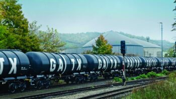 The acquisition of Wells Fargo’s rail operating lease portfolio by a joint venture of GATX and Brookfield Infrastructure closed Jan. 1. (GATX Photograph)