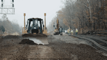 CSX on Jan. 28 reported the successful cutover of an extended hump lead at Avon Yard in Indianapolis, Ind. (Screen Grab from CSX video)