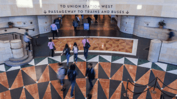 The proposed CV Rail intercity passenger service would span approximately 144 miles, linking the City of Coachella, Calif., with Union Station in Downtown Los Angeles. (Courtesy of RCTC)